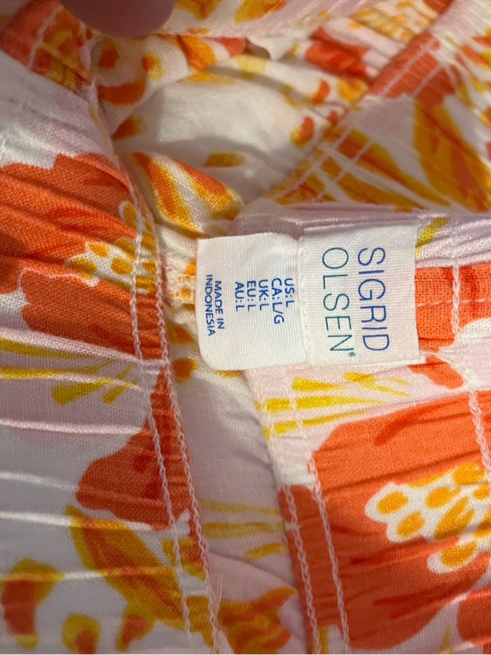 Sigrid Olsen
Floral Pull-On Pants — Orange & Yellow - Picture 7 of 8